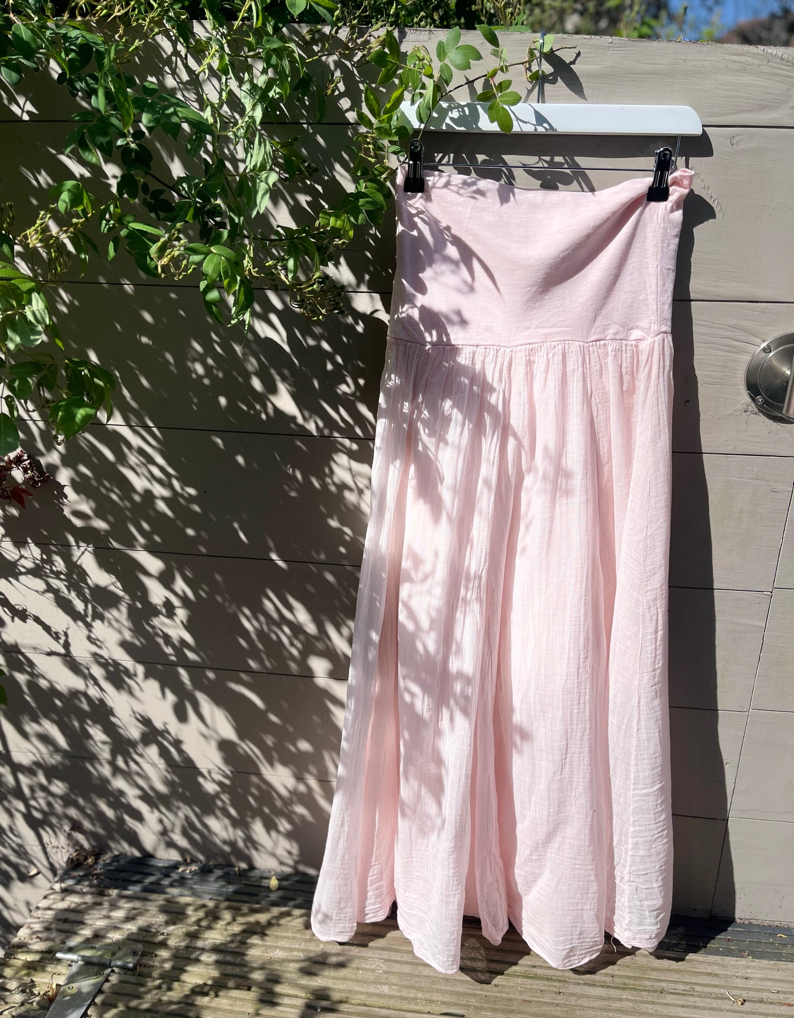Baby Pink Maxi Skirt