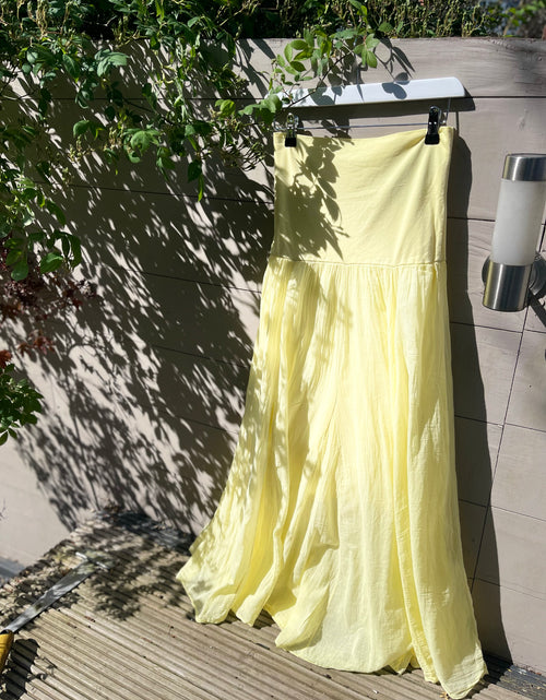 Load image into Gallery viewer, Lemon Maxi Skirt