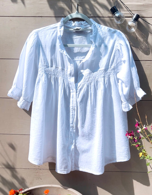 Load image into Gallery viewer, Connie Blouse - white
