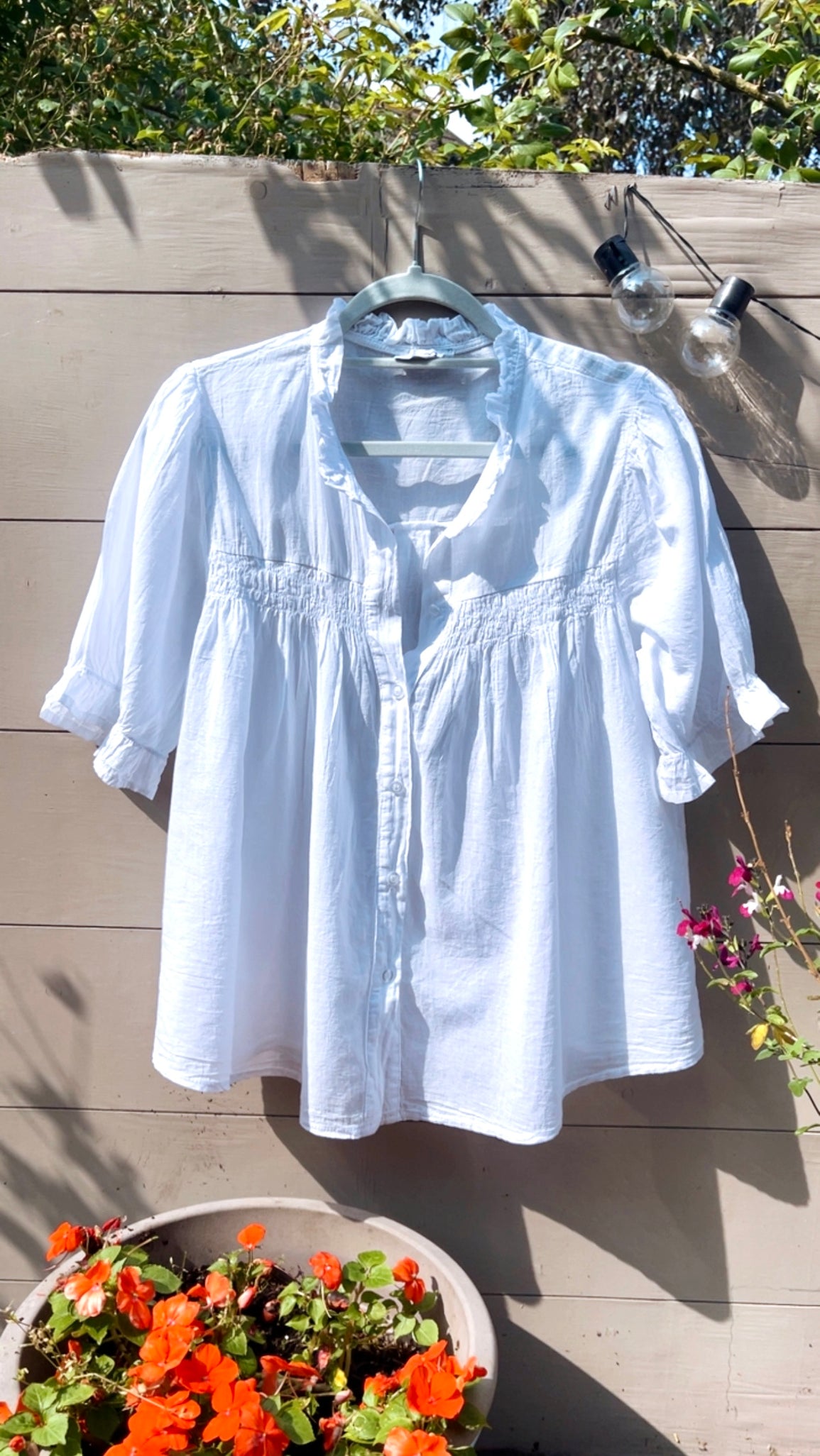 Connie Blouse - white