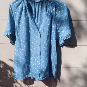 MINI - Luna Blouse - blue