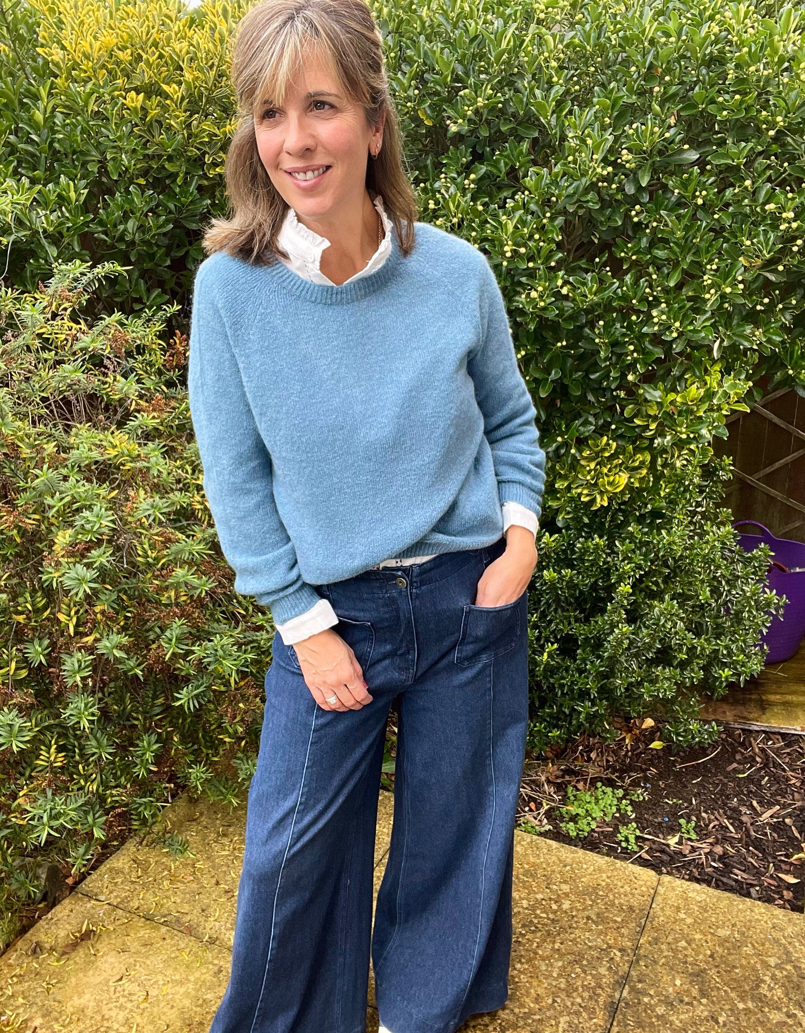 Poppy Jumper - French Blue