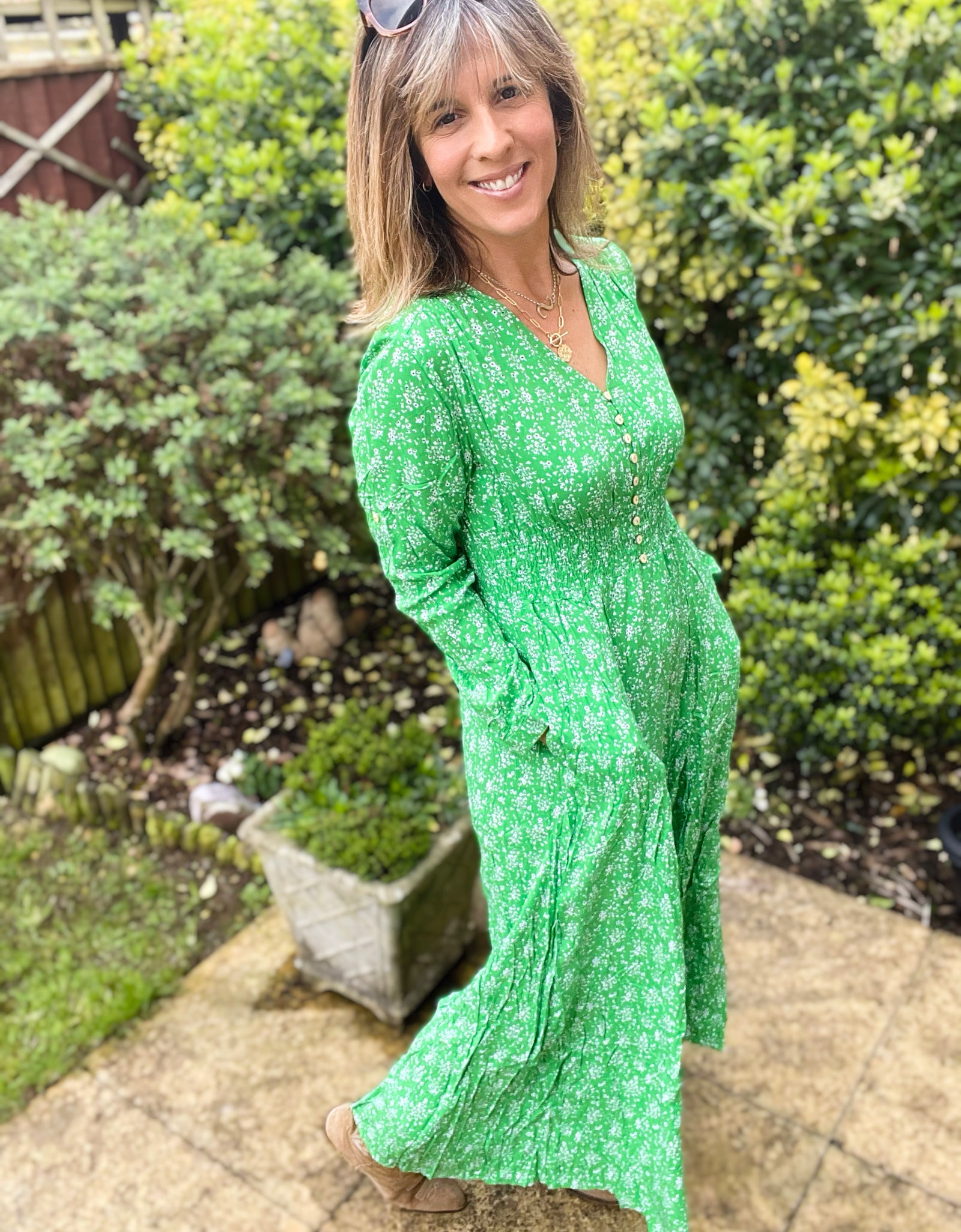 Green Liberty Dress
