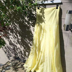 Lemon Maxi Skirt