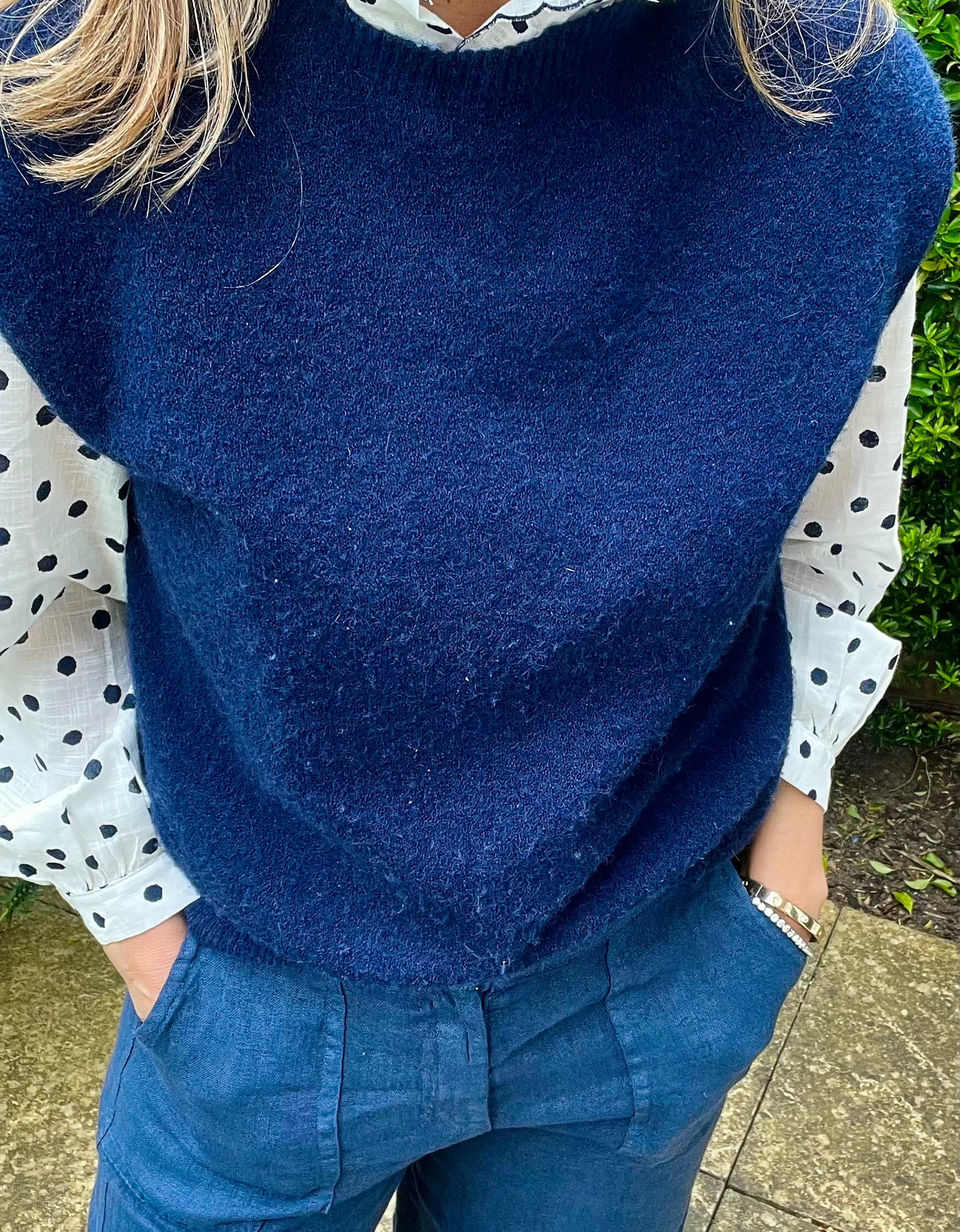 Navy Tank-top