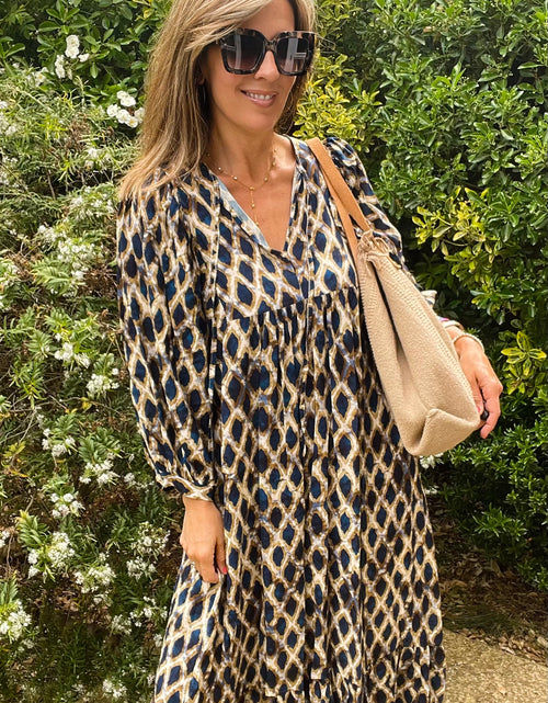 Load image into Gallery viewer, Indigo Dress - navy
