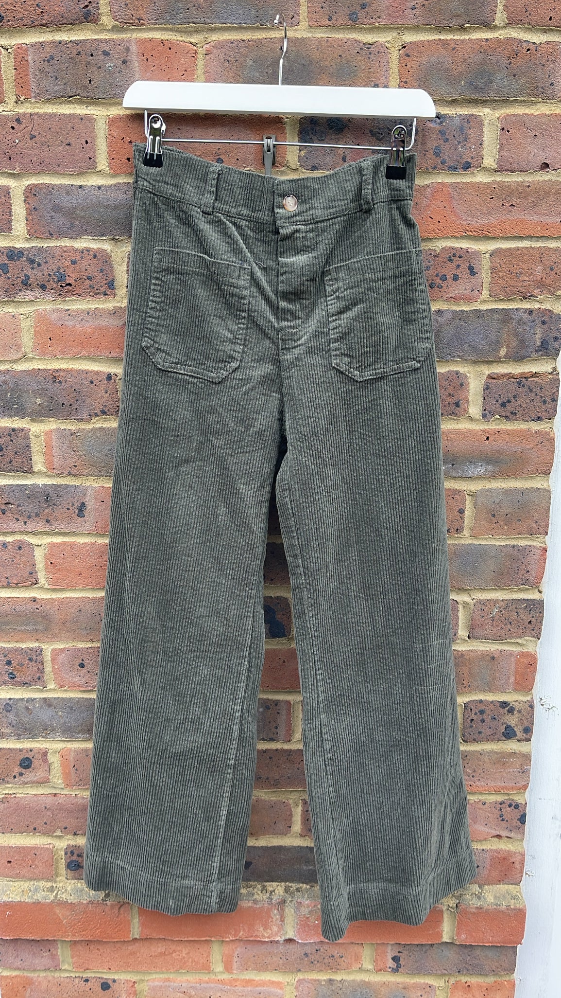 Khaki Front Pocket Cords