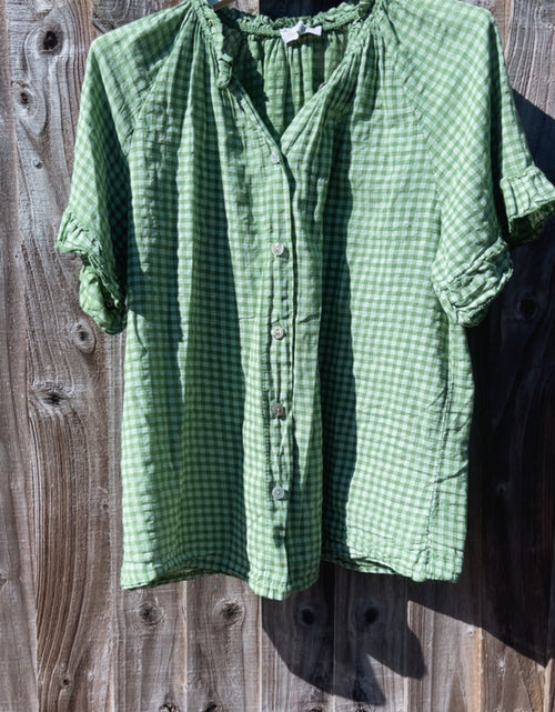 Load image into Gallery viewer, MINI - Polly blouse green
