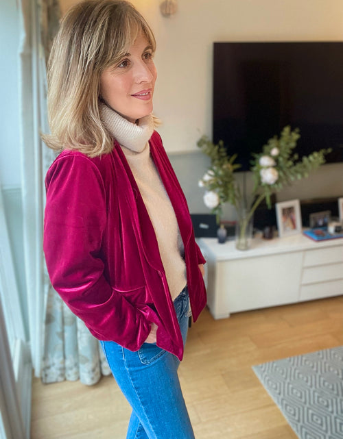 Load image into Gallery viewer, Connie Blazer - Crimson
