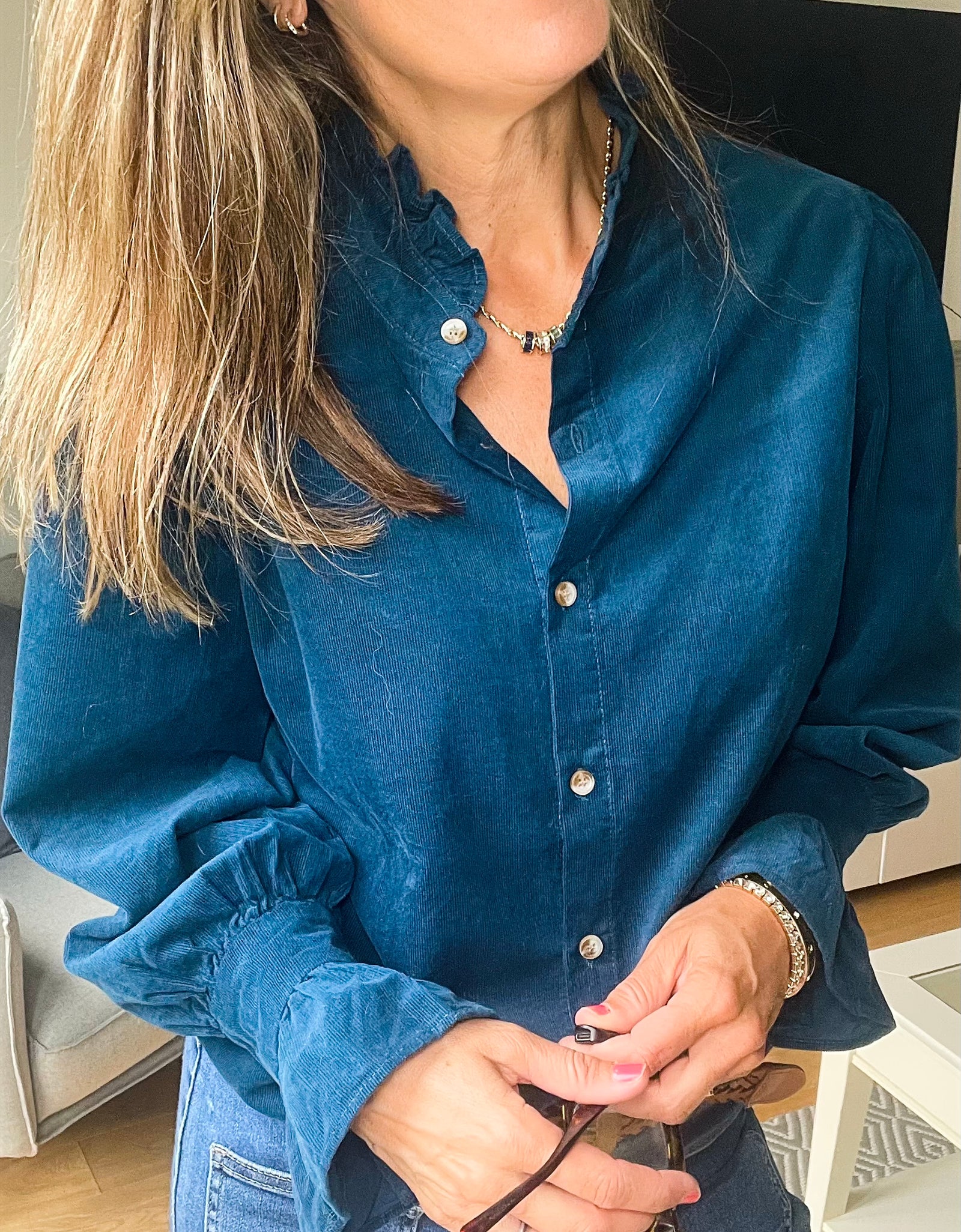 Tara Shirt - dark teal