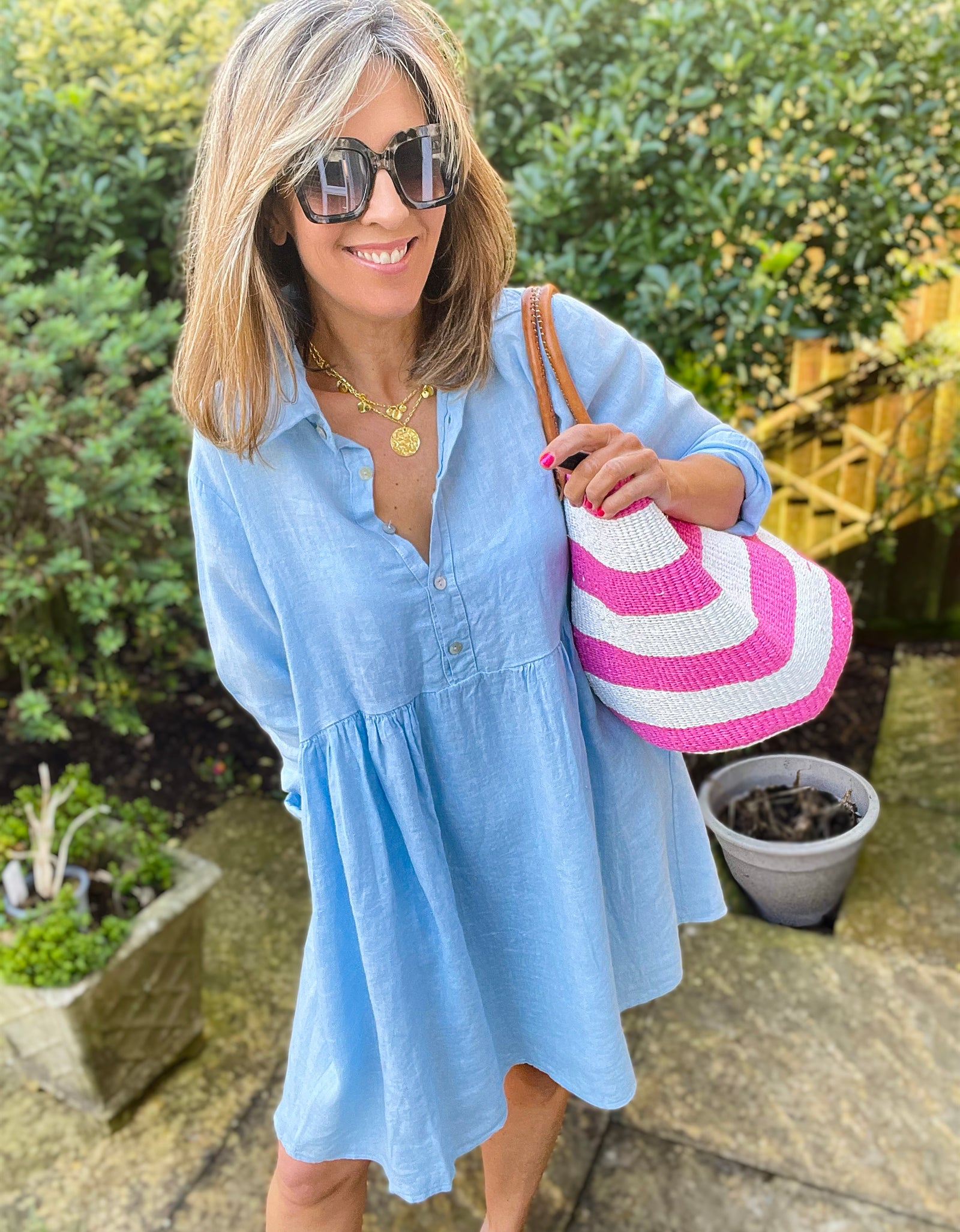 Patsy Dress/pale blue