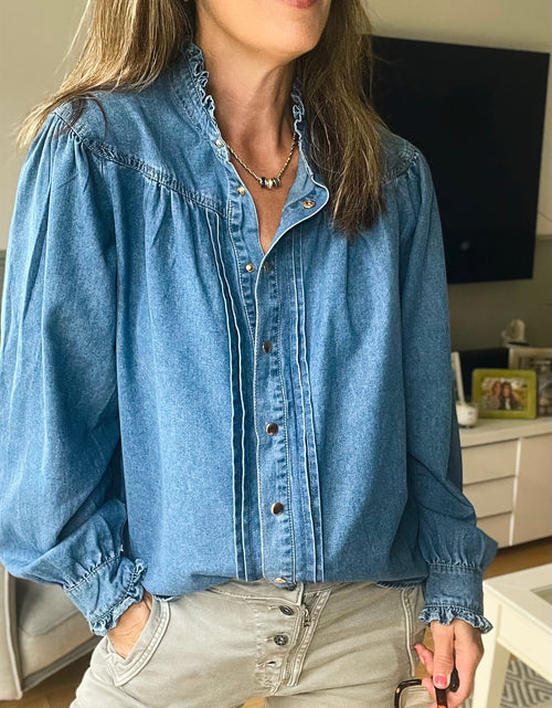 Load image into Gallery viewer, Chrisie Denim Shirt
