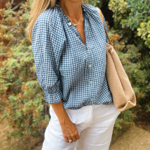 Polly Blouse - denim
