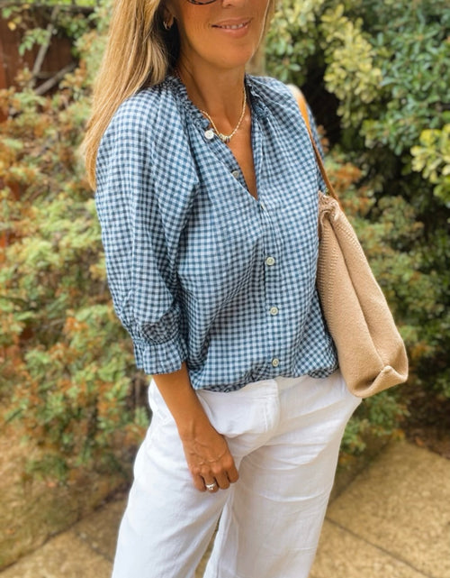 Load image into Gallery viewer, Polly Blouse - denim
