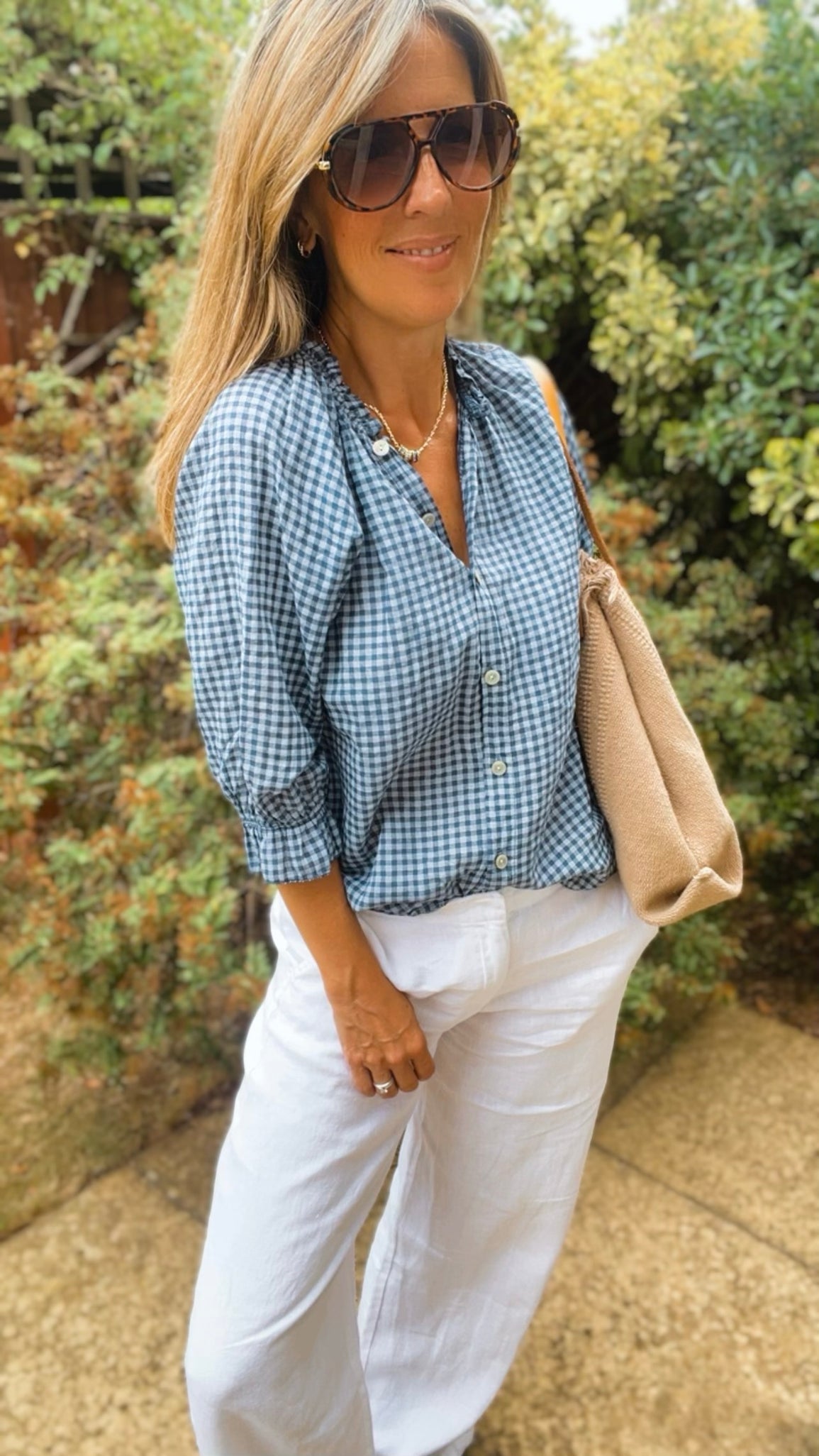 Polly Blouse - denim