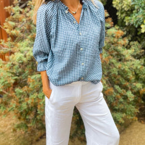 Polly Blouse - denim