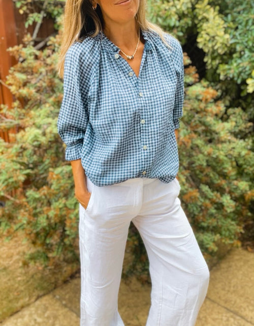 Load image into Gallery viewer, Polly Blouse - denim
