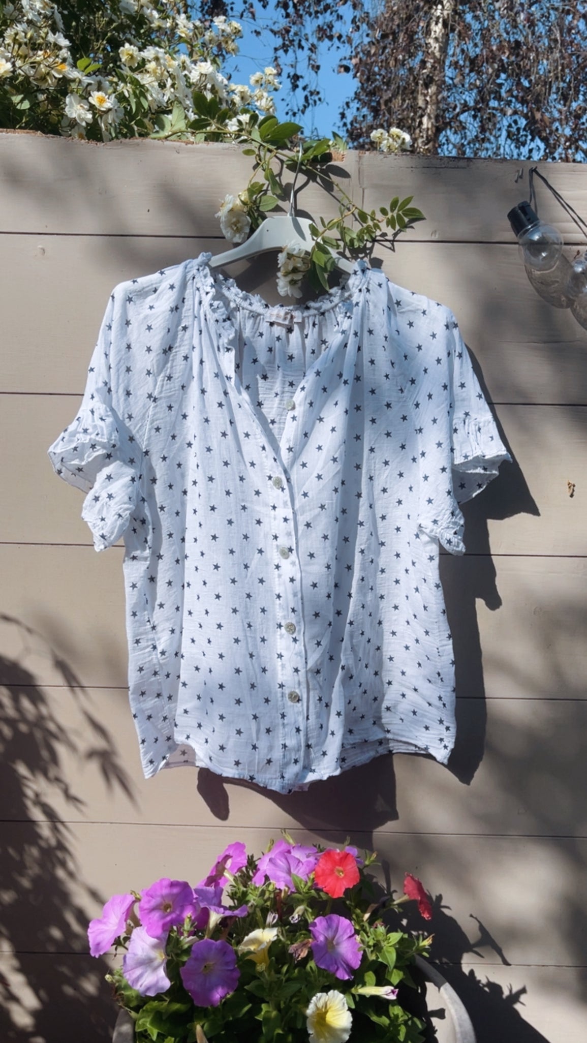 MINI - Luna Blouse - white