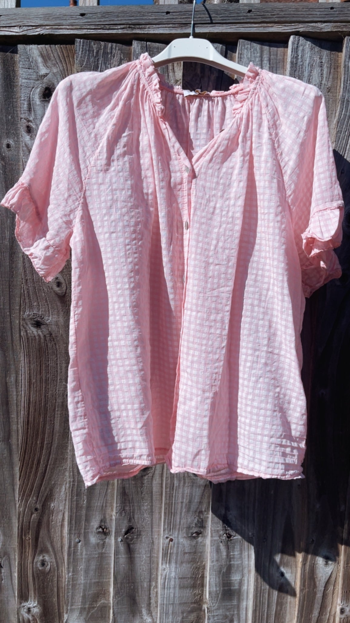 MINI - Polly blouse baby pink
