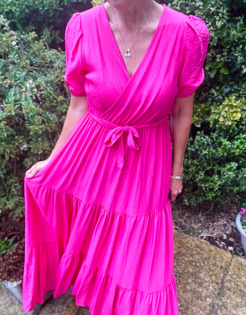 Load image into Gallery viewer, Nancy Dress - fuchsia
