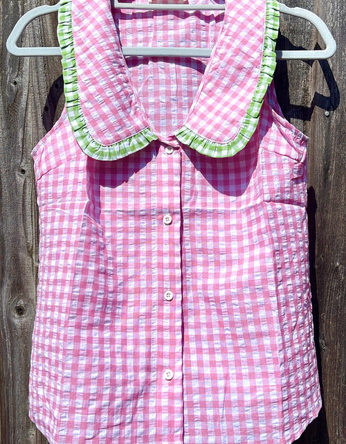 Load image into Gallery viewer, Jemima Sleeveless Shirt - pink
