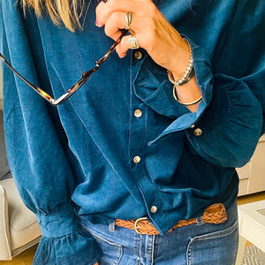 Tara Shirt - dark teal