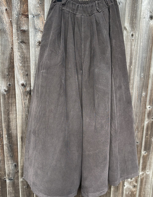 Load image into Gallery viewer, Chocolate Cord Palazzo Pants
