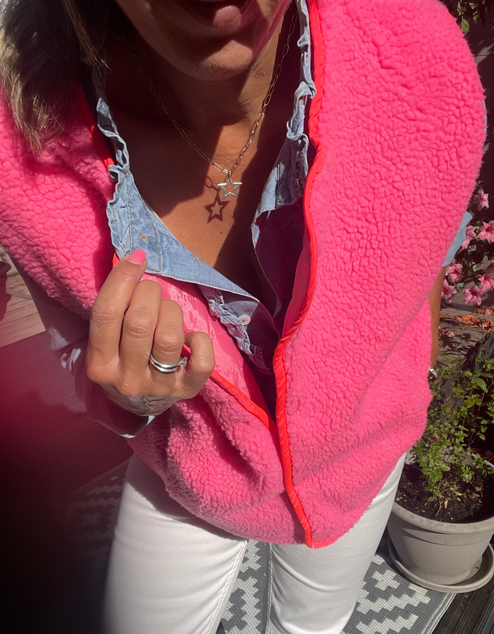 Neon Pink Gilet