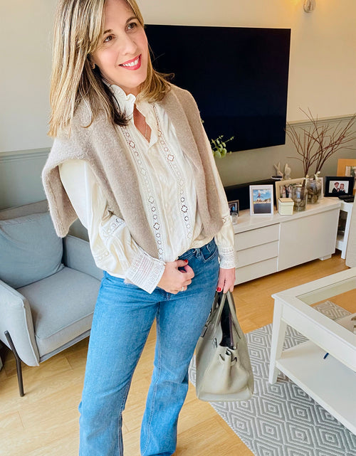 Load image into Gallery viewer, Esmé Blouse - Ivory
