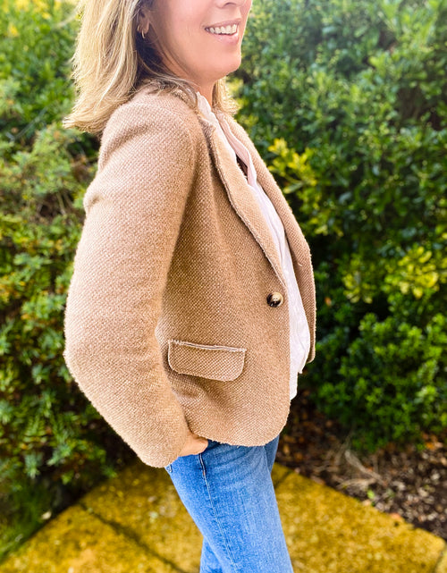 Load image into Gallery viewer, Caramel Soft Blazer
