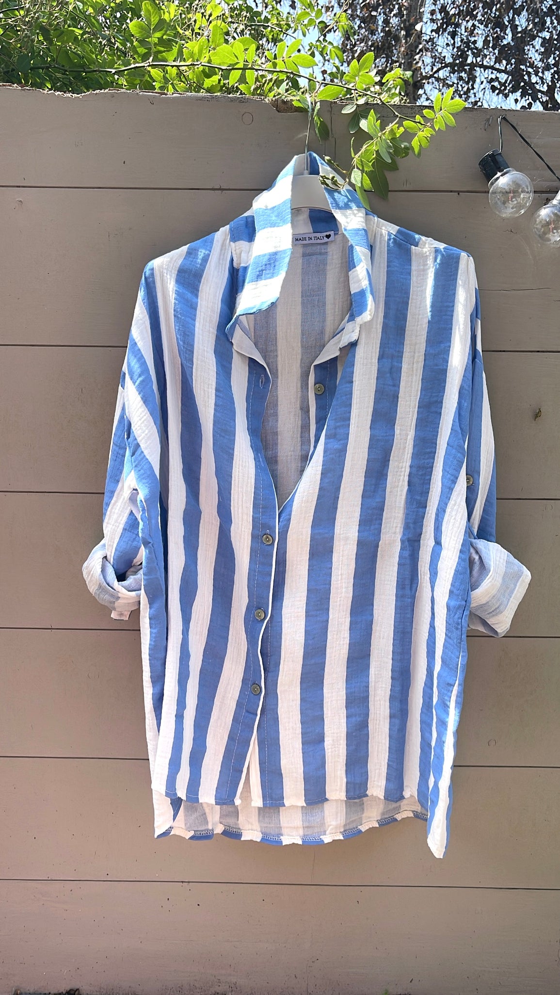 Santina Shirt - blue stripe