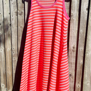 Sally Sundress - orange stripe
