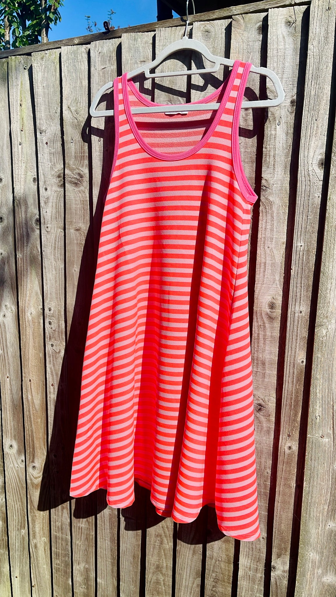 Sally Sundress - orange stripe