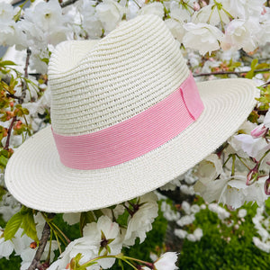 Baby Pink Stripe Linen Band