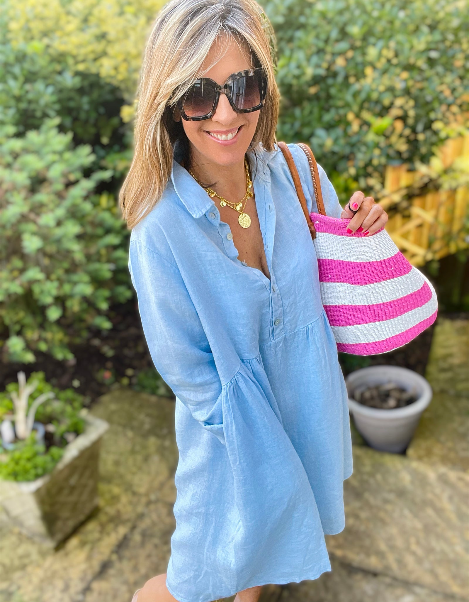 Patsy Dress/pale blue