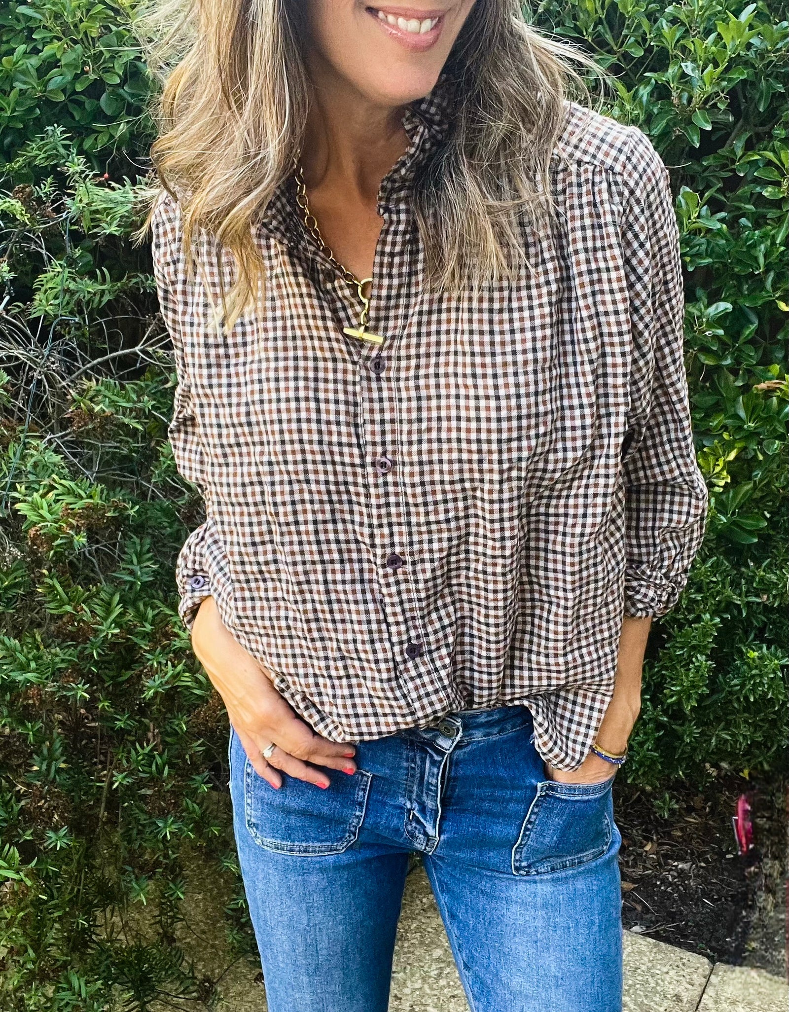 Saffron Shirt - navy