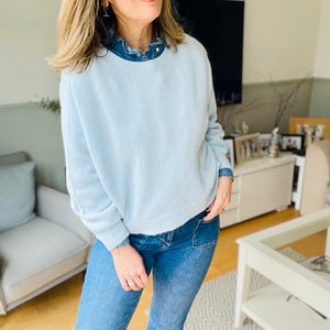 Poppy Jumper - baby blue