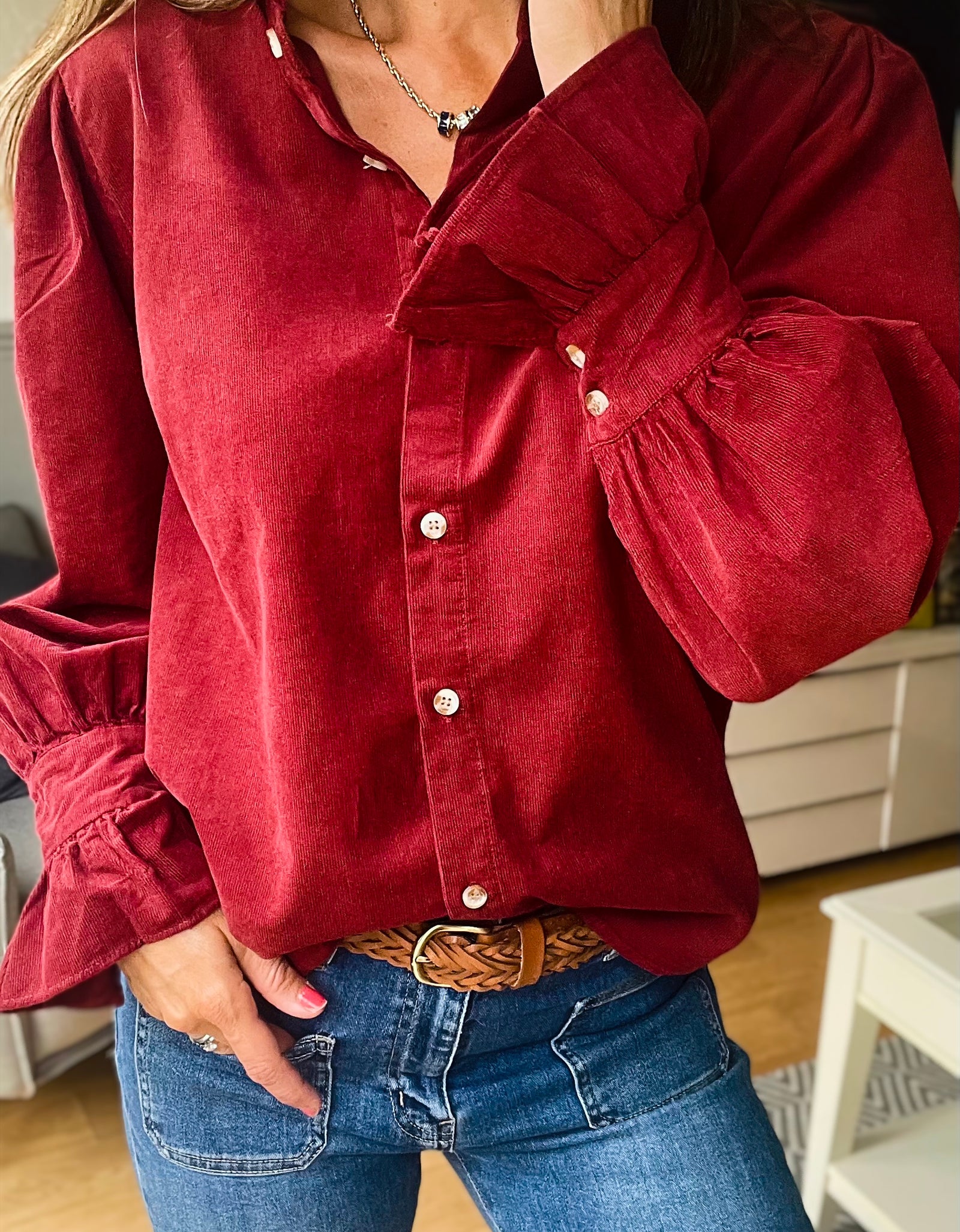 Tara Shirt - Bordeaux