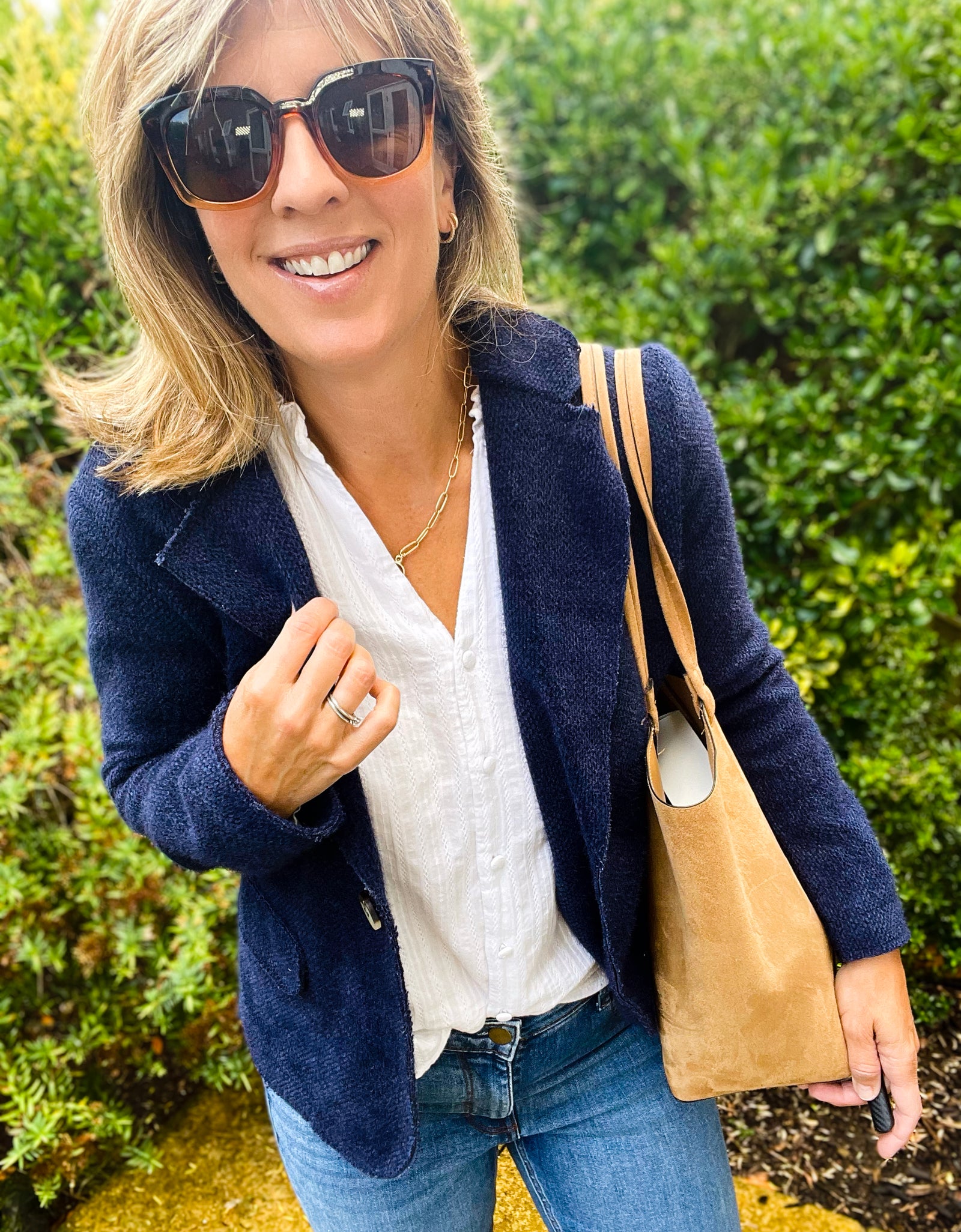 Navy Soft Blazer