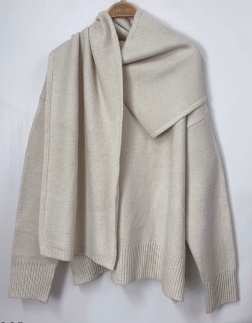 Load image into Gallery viewer, The Wrap Jumper - ecru
