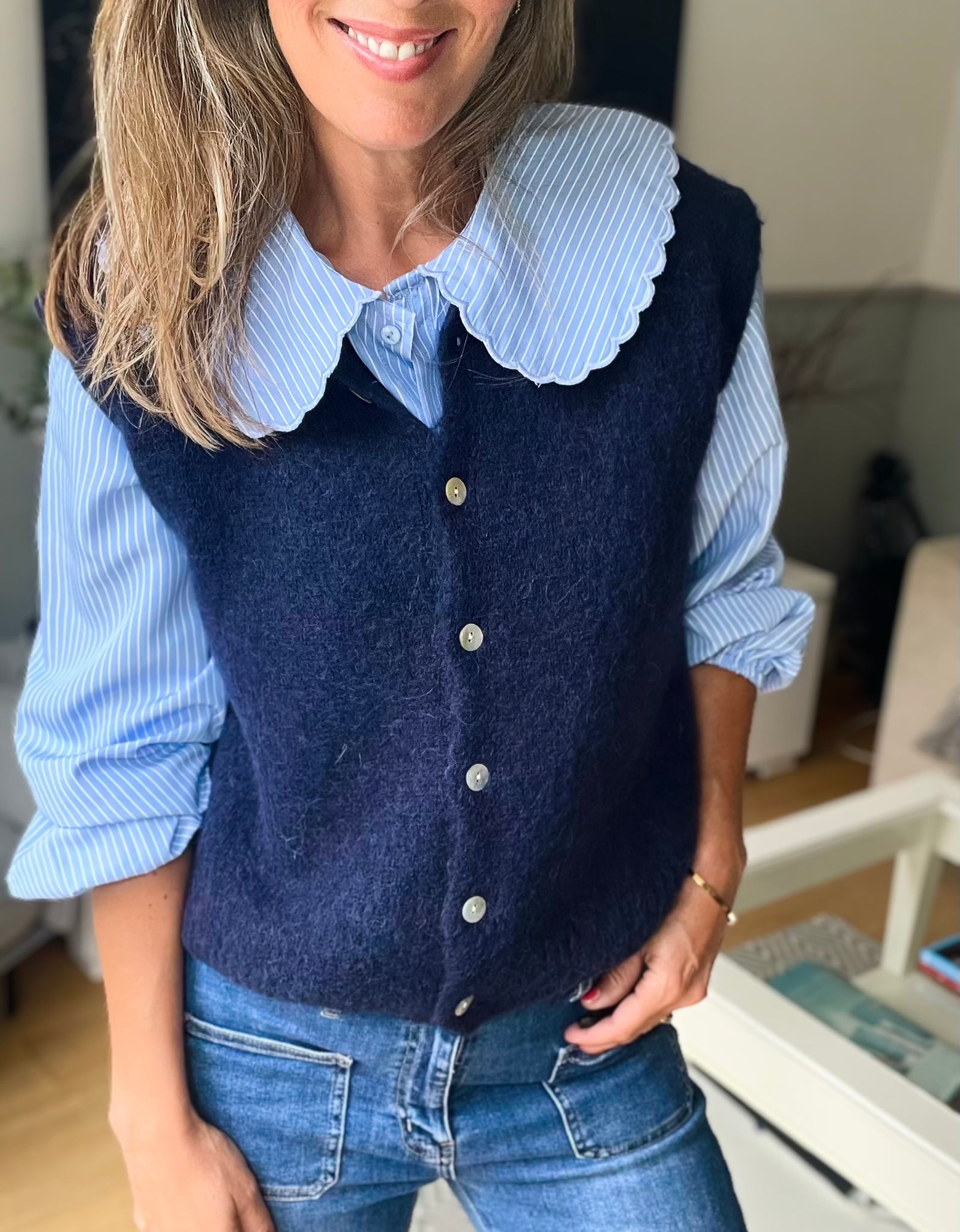 Cheska Shirt - blue