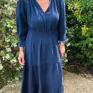 Abigail Dress - navy