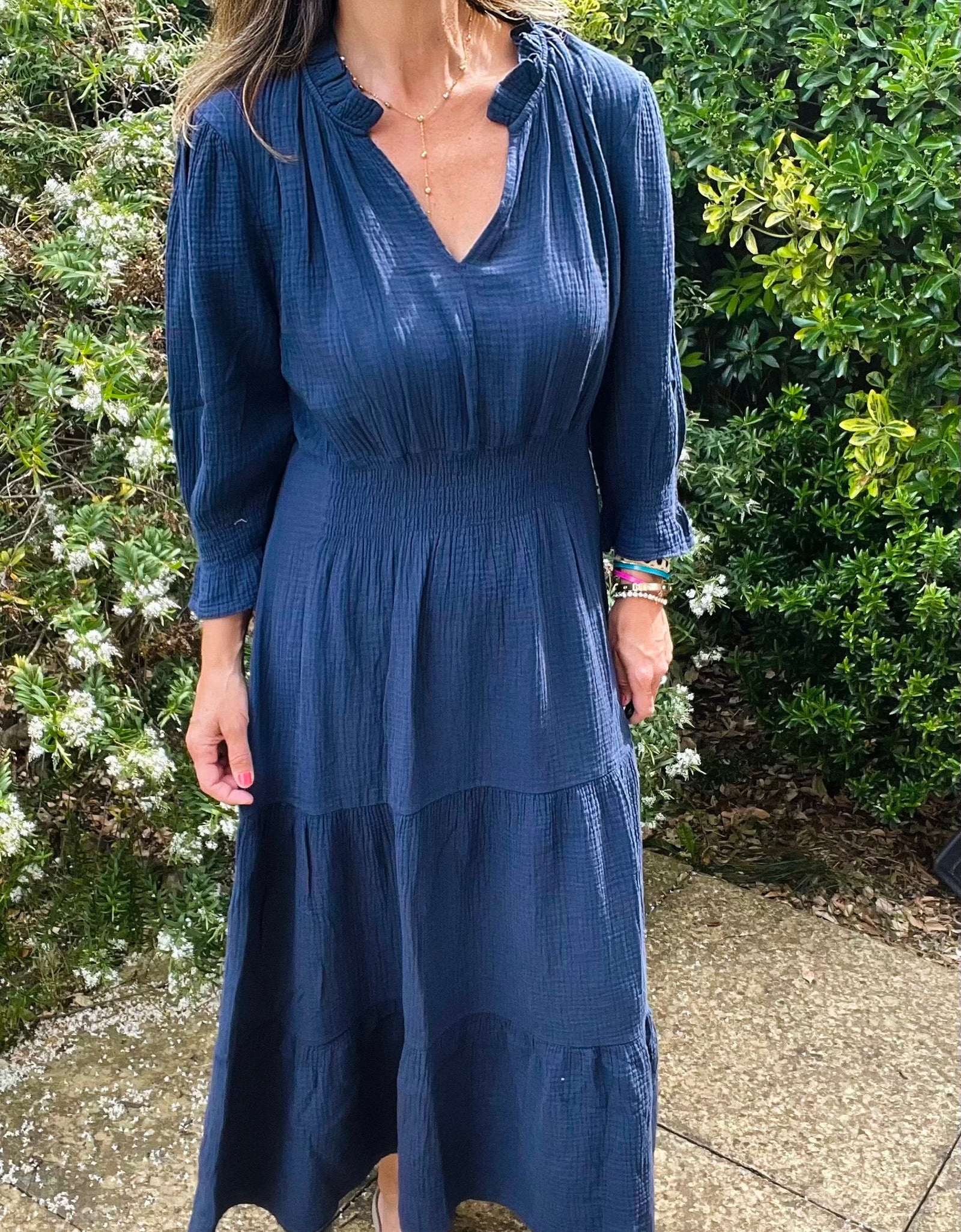 Abigail Dress - navy