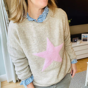 Star Jumper - beige