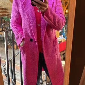 Pink Teddy Coat