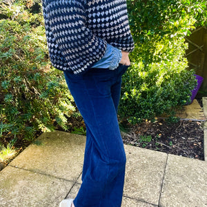 Navy Front Pocket Cords