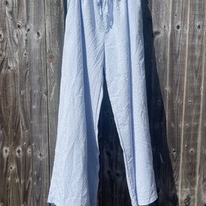 Blue stripe pants