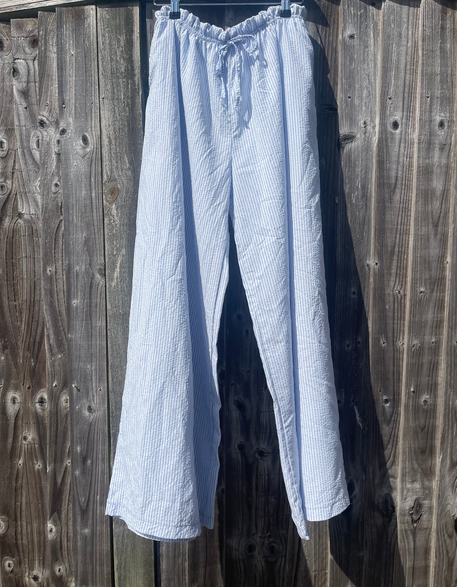 Blue stripe pants