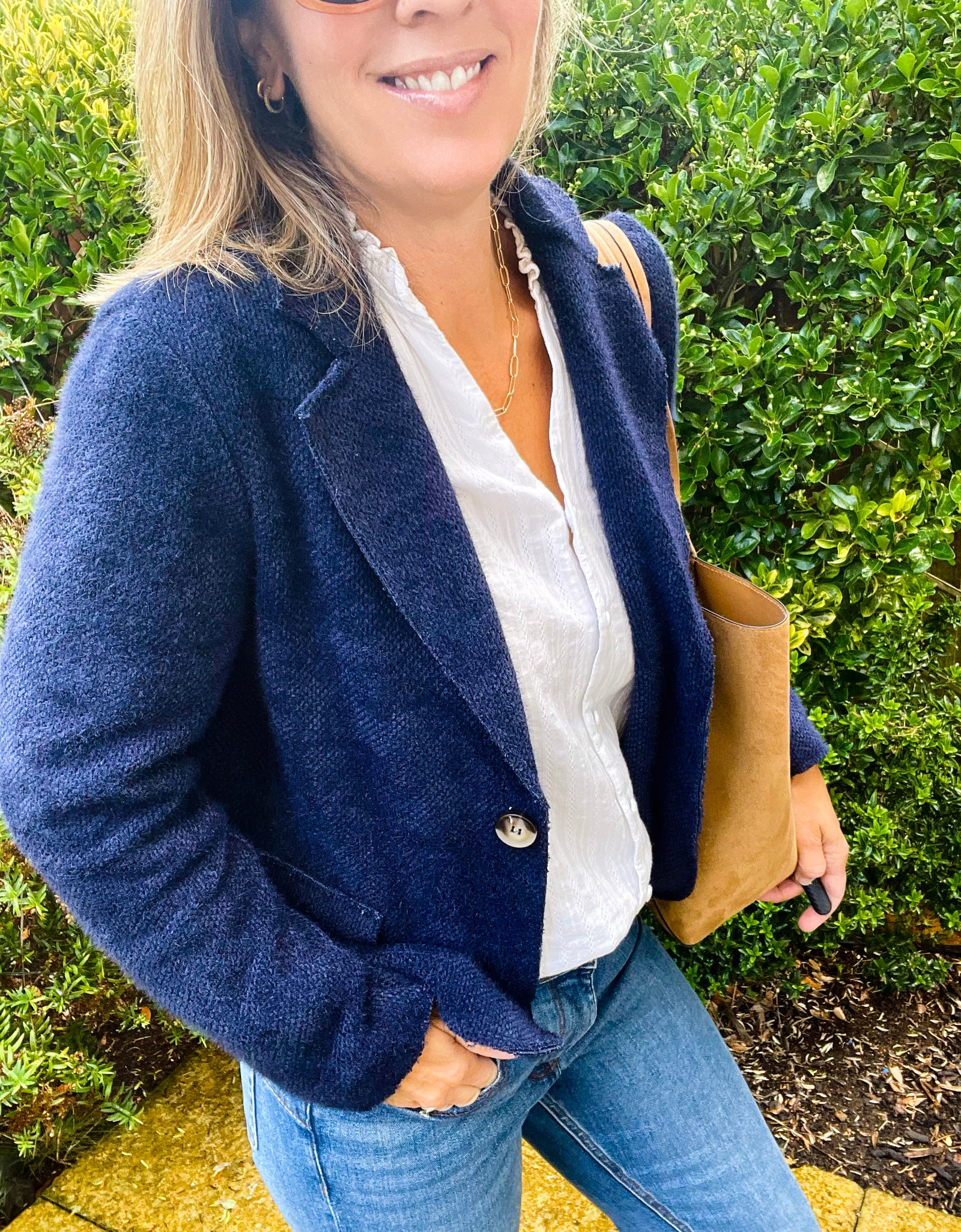Navy Soft Blazer