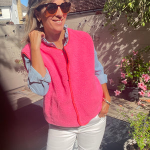 Neon Pink Gilet